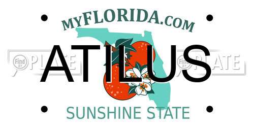 ATILUS Florida License Plate