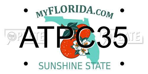 ATPC35 Florida License Plate