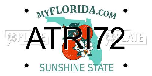 ATRI72 Florida License Plate