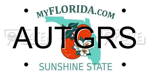 AUTGRS Florida License Plate