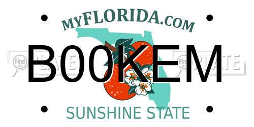 B00KEM Florida License Plate