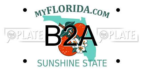 B2A Florida License Plate