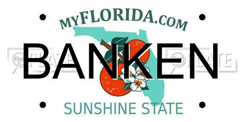BANKEN Florida License Plate