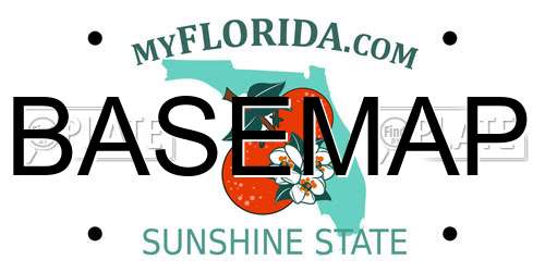 BASEMAP Florida License Plate