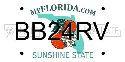 BB24RV Florida License Plate