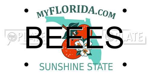 BEEES Florida License Plate