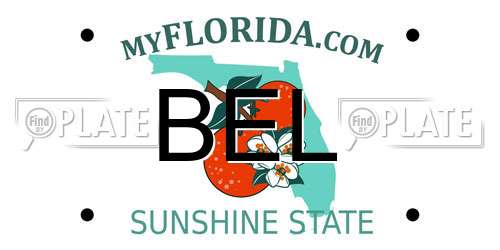 BEL Florida License Plate