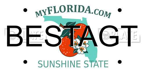 BESTAGT Florida License Plate