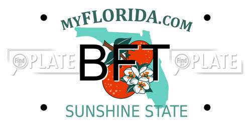 BFT Florida License Plate