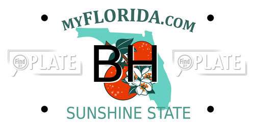 BH Florida License Plate