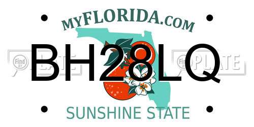 BH28LQ Florida License Plate