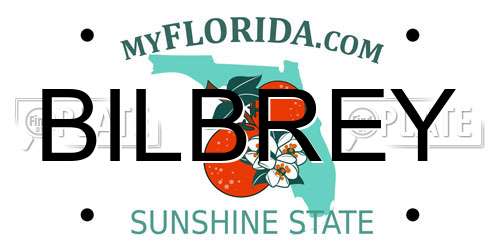 BILBREY Florida License Plate