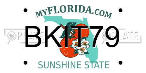 BKIT79 Florida License Plate