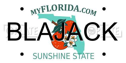 BLAJACK Florida License Plate