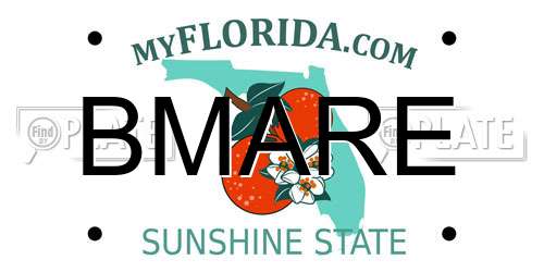 BMARE Florida License Plate