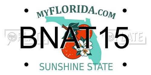 BNAT15 Florida License Plate