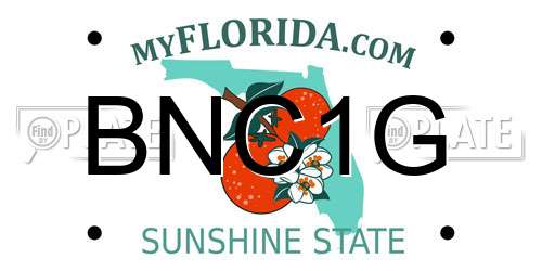 BNC1G Florida License Plate