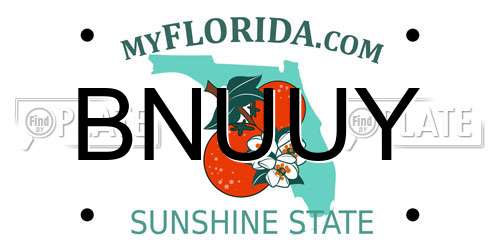 BNUUY Florida License Plate
