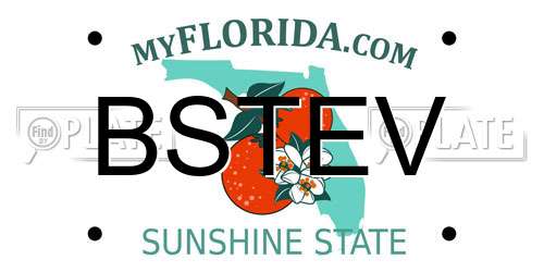 BSTEV Florida License Plate