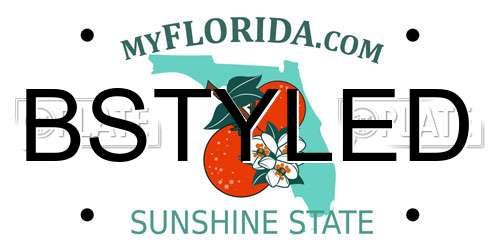 BSTYLED Florida License Plate
