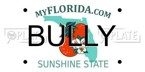 BULLY Florida License Plate