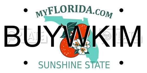 BUYWKIM Florida License Plate