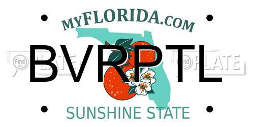 BVRPTL Florida License Plate