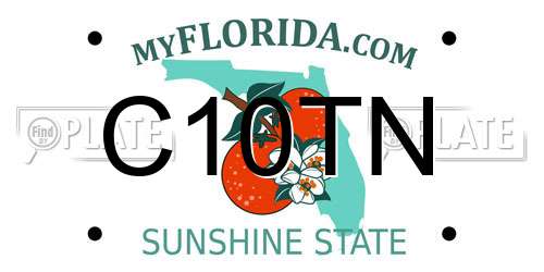 C10TN Florida License Plate