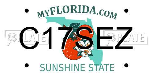 C17SEZ Florida License Plate