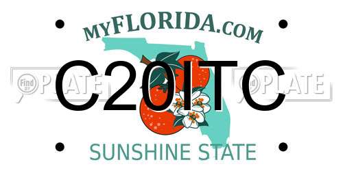 C20ITC Florida License Plate