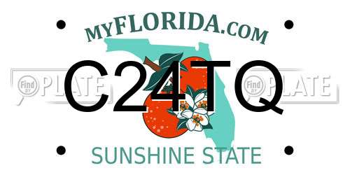 C24TQ Florida License Plate