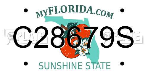 C28679S Florida License Plate