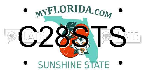 C28STS Florida License Plate