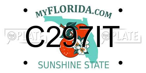 C297IT Florida License Plate