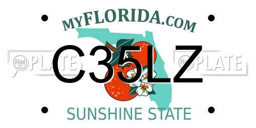 C35LZ Florida License Plate