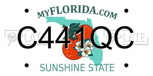C441QC Florida License Plate