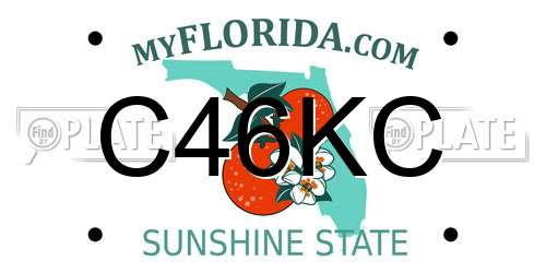 C46KC Florida License Plate