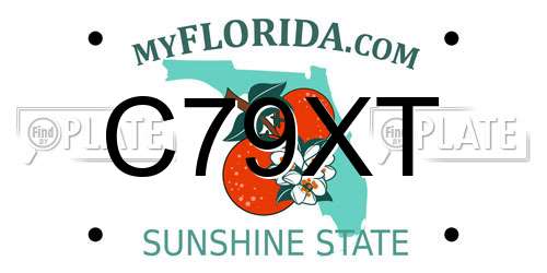 C79XT Florida License Plate