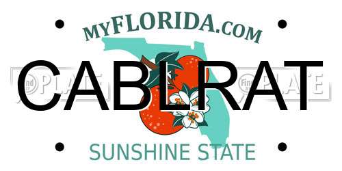 CABLRAT Florida License Plate