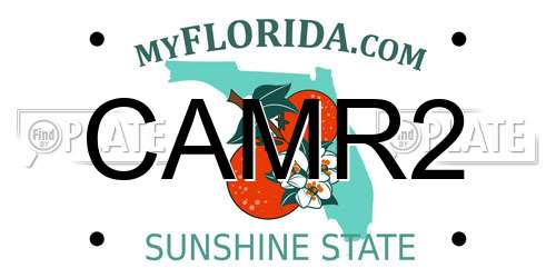 CAMR2 Florida License Plate