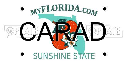 CARAD Florida License Plate