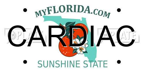 CARDIAC Florida License Plate