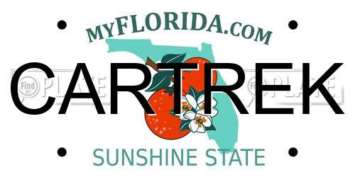 CARTREK Florida License Plate