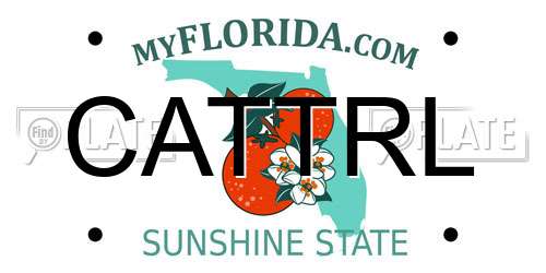CATTRL Florida License Plate