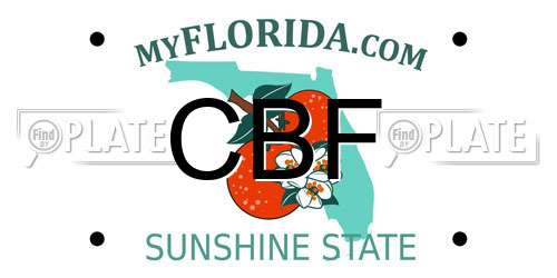 CBF Florida License Plate