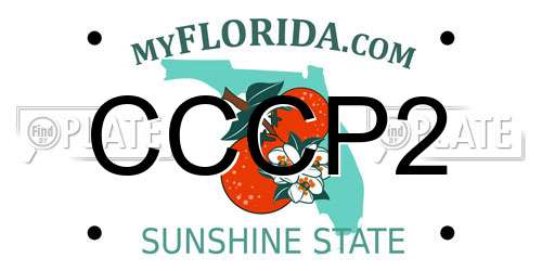 CCCP2 Florida License Plate