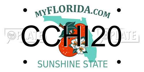 CCHI20 Florida License Plate