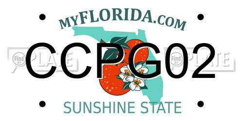 CCPG02 Florida License Plate