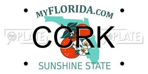 CCRK Florida License Plate