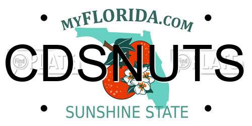 CDSNUTS Florida License Plate